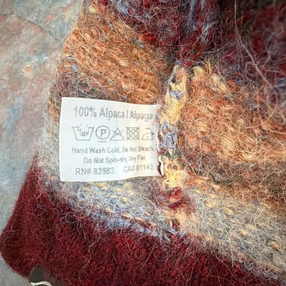 Turtle Fur Alpaca Cloche Beanie Hat Baby Earth Tones